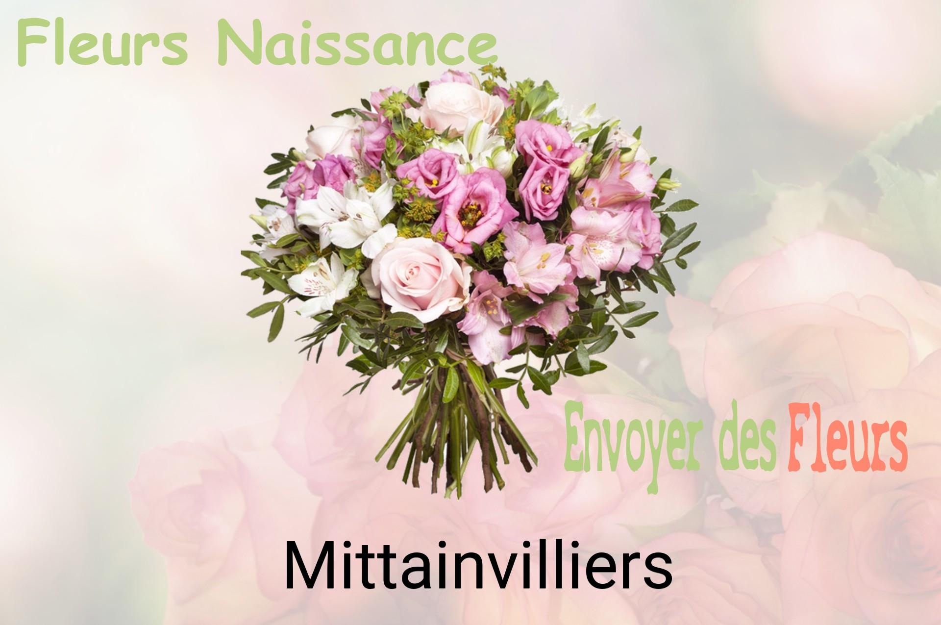 Bouquet de fleurs de naissance livré à Mittainvilliers